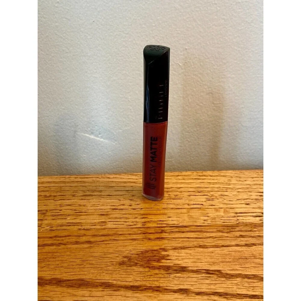 Rimmel Stay Matte Liquid Lip Colour, Trust You, 0.21 oz Purple Red Deep New